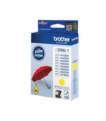 Brother LC225XLY Ink Cartridge Yellow