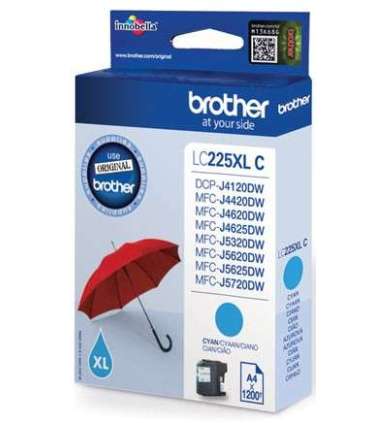 Brother LC-225XLC Ink Cartridge Cyan