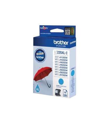 Brother LC-225XLC Ink Cartridge Cyan
