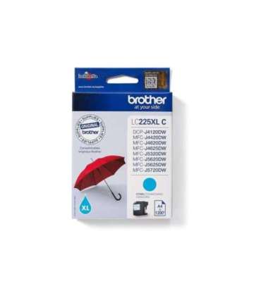 Brother LC-225XLC Ink Cartridge Cyan