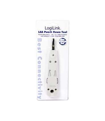 Logilink LSA Punch Down Tool LSA Punch Down ToolSuitable for on-wall and in-wall wallplatesCutting of the extending