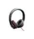 Gembird Stereo headset, "Los Angeles" + microphone, passive noise canceling Black
