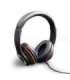 Gembird Stereo headset, "Los Angeles" + microphone, passive noise canceling Black