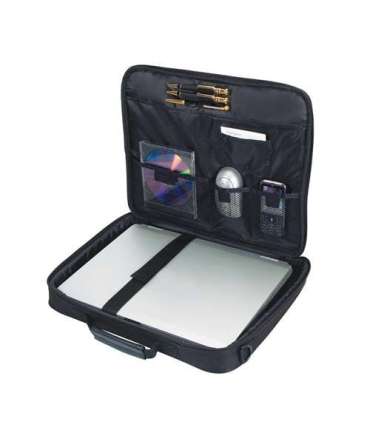 Targus Classic Clamshell Case Fits up to size 15.6 " Messenger - Briefcase Black Shoulder strap