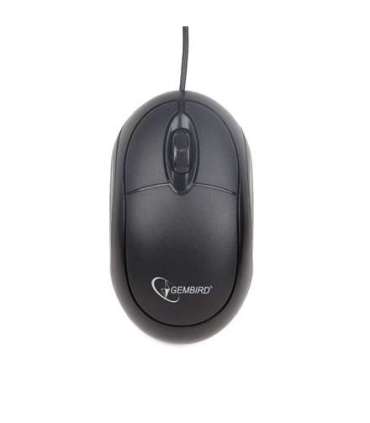 Gembird MUS-U-01 Wired Optical USB mouse Black