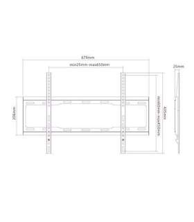 Sunne Wall mount 37-70-EF Fixed 37-70 " Maximum weight (capacity) 40 kg Black