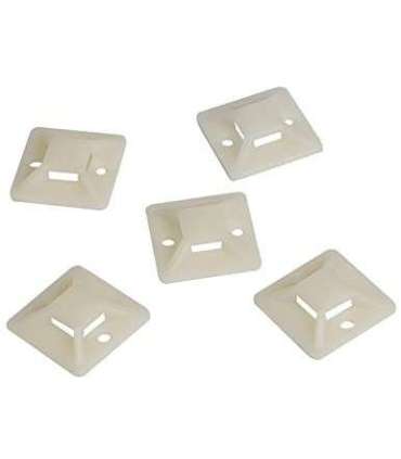 Cable Tie Mounts 20x20 mm KAB0042 Self-adhesive, for cable ties