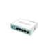 Mikrotik Wired Ethernet Router (No Wifi) RB750Gr3, hEX, Dual Core 880MHz CPU, 256MB RAM, 16 MB (MicroSD), 5xGigabit LAN,