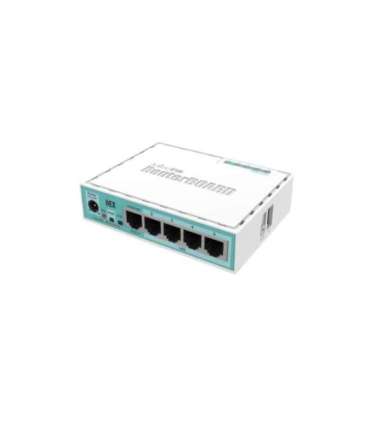 Mikrotik Wired Ethernet Router (No Wifi) RB750Gr3, hEX, Dual Core 880MHz CPU, 256MB RAM, 16 MB (MicroSD), 5xGigabit LAN,
