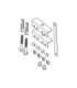 Vogels Other PFA 9126 Bracket kit for PFB 34xx Silver