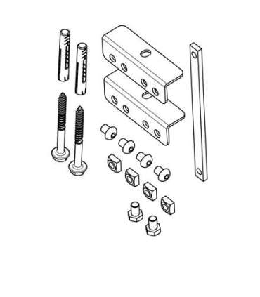 Vogels Other PFA 9126 Bracket kit for PFB 34xx Silver