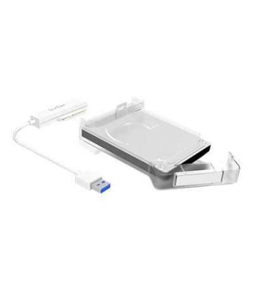 Raidsonic ICY BOX Adapter cable with protective a cover for 2.5" SATA hard disks to USB 3.0, blue Access LED SATA