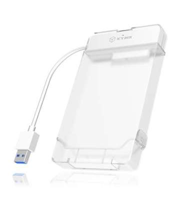 Raidsonic ICY BOX Adapter cable with protective a cover for 2.5" SATA hard disks to USB 3.0, blue Access LED SATA