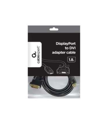 Cablexpert Adapter cable DisplayPort DVI DP to DVI-D 1.8 m