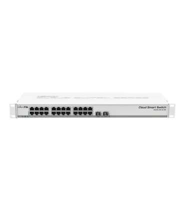 MikroTik Cloud Smart Switch CSS326-24G-2S+RM Managed L2 Rackmountable Gigabit Ethernet (copper) ports quantity