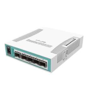 MikroTik Cloud Router Switch CRS106-1C-5S Web Management Desktop SFP ports quantity 5 12 month(s) 12