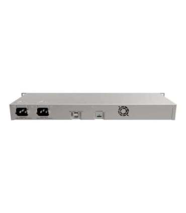 Mikrotik Wired Ethernet Router RB1100x4, 1U Rackmount, Quad core 1.4GHz CPU, 1 GB RAM, 128 MB, 13xGigabit LAN, 1xSerial