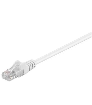 Goobay CAT 5e patch cable, U/UTP White