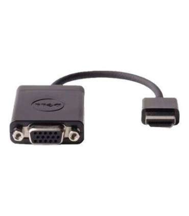 Dell Adapter HDMI to VGA 470-ABZX Black HDMI - Male HD-15 (VGA) - Female