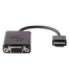 Dell Adapter HDMI to VGA 470-ABZX Black HDMI - Male HD-15 (VGA) - Female