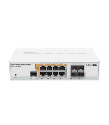 MikroTik Cloud Router Switch CRS112-8P-4S-IN Web managed Desktop Gigabit Ethernet (copper) ports quantity 8 |