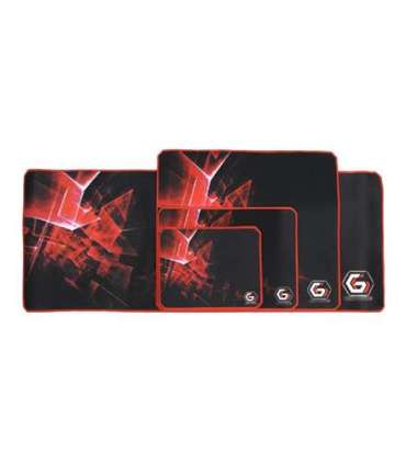 Gembird MP-GAMEPRO-L Gaming mouse pad PRO, Large Mouse pad 400 x 450 x 3 mm Black/Red