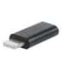 Cablexpert USB Type-C adapter (CF/8pin M), Black