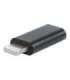 Cablexpert USB Type-C adapter (CF/8pin M), Black
