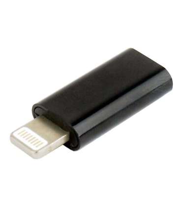 Cablexpert USB Type-C adapter (CF/8pin M), Black