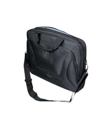 PORT DESIGNS Courchevel Fits up to size 15.6 " Messenger - Briefcase Black Shoulder strap