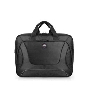 PORT DESIGNS Courchevel Fits up to size 15.6 " Messenger - Briefcase Black Shoulder strap