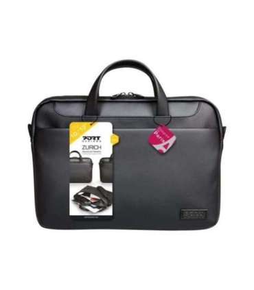 PORT DESIGNS Zurich Fits up to size 15.6 " Messenger - Briefcase Black Shoulder strap