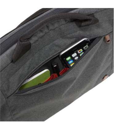 Case Logic Era Attaché Fits up to size 14 " Messenger - Briefcase Obsidian Shoulder strap