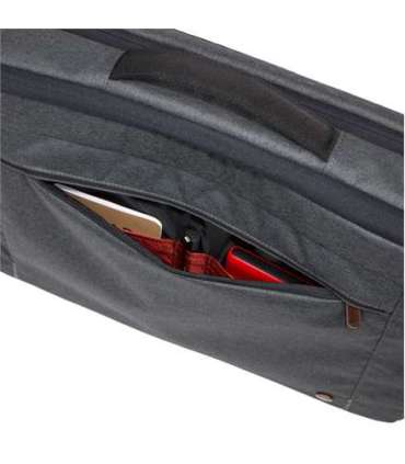 Case Logic Era Hybrid Briefcase Fits up to size 15.6 " Messenger - Briefcase/Backpack Obsidian Shoulder strap