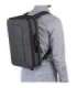 Case Logic Era Hybrid Briefcase Fits up to size 15.6 " Messenger - Briefcase/Backpack Obsidian Shoulder strap