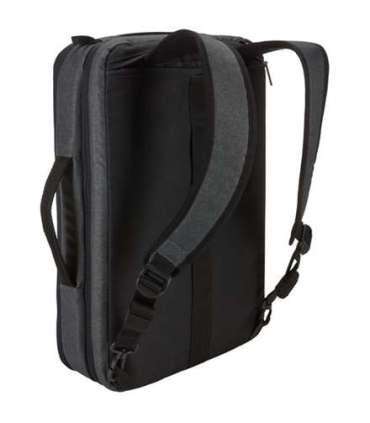 Case Logic Era Hybrid Briefcase Fits up to size 15.6 " Messenger - Briefcase/Backpack Obsidian Shoulder strap