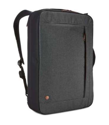 Case Logic Era Hybrid Briefcase Fits up to size 15.6 " Messenger - Briefcase/Backpack Obsidian Shoulder strap