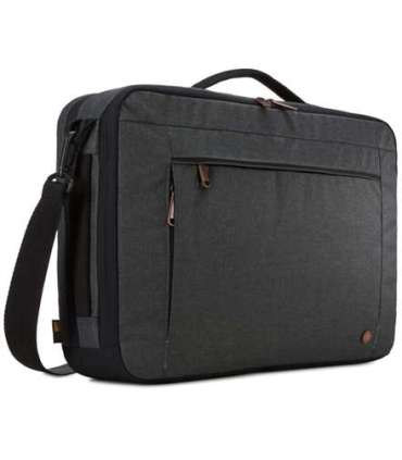 Case Logic Era Hybrid Briefcase Fits up to size 15.6 " Messenger - Briefcase/Backpack Obsidian Shoulder strap
