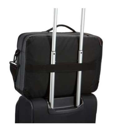 Case Logic Era Hybrid Briefcase Fits up to size 15.6 " Messenger - Briefcase/Backpack Obsidian Shoulder strap