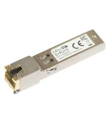 MikroTik S+RJ10 SFP+ Copper RJ-45 10/100/1000/10000 Mbit/s Maximum transfer distance 200 m -20 to +60C |
