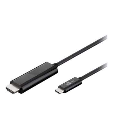 Goobay USB-C HDMI adapter cable (4k 60 Hz) USB-C male HDMI male (type A) USB-C to HDMI 1.8 m
