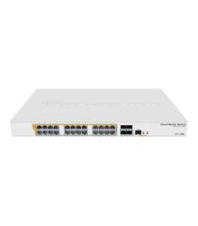 MikroTik CRS328-24P-4S+RM Gigabit Ethernet POE/POE+ router/switch Managed L3 Rackmountable Gigabit Ethernet