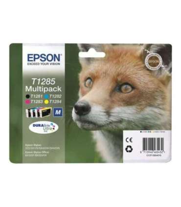 Epson T1285 Mpack Ink Cartridge Black, cyan, magenta, yellow