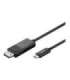Goobay USB-C- DisplayPort adapter cable (4k 60 Hz) 79295 USB-C male DisplayPort male USB-C to DP 1.2 m