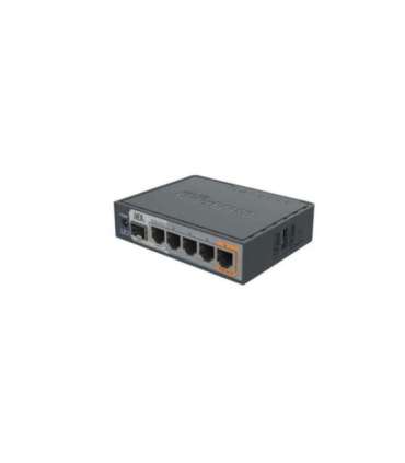 Mikrotik Wired Ethernet Router RB760iGS, hEX S, Dual Core 880MHz CPU, 256MB RAM, 16 MB (MicroSD), 5xGigabit LAN, 1xSFP,