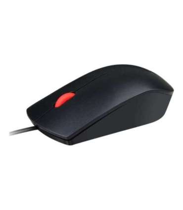 Lenovo Essential USB Wired Mouse, 1600 DPI, 1.8 m, 3 Buttons, Black Lenovo Essential USB Mouse Optical sensor |