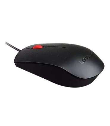 Lenovo Essential USB Wired Mouse, 1600 DPI, 1.8 m, 3 Buttons, Black Lenovo Essential USB Mouse Optical sensor |