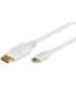 Goobay 52859 Mini DisplayPort adapter cable 1.2, gold-plated, 2m Goobay DP to mini-DP