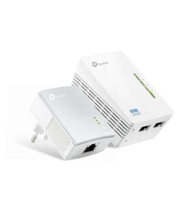 TP-LINK Powerline Adapters Kit TL-WPA4220 KIT 10/100 Mbit/s Ethernet LAN (RJ-45) ports 2 802.11n 2.4GHz |