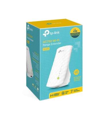 TP-LINK Extender RE200 802.11ac 2.4GHz/5GHz 300+433  Mbit/s 10/100 Mbit/s Ethernet LAN (RJ-45) ports 1 |